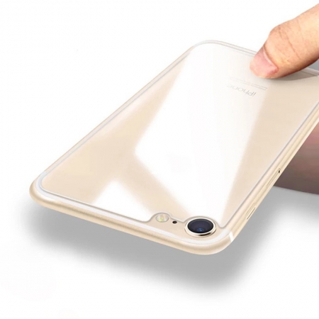 Bouclier de protection d'écran en verre trempé à haute définition pour iPhone 8 