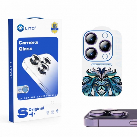 Lito S+ Le plus récent verre d'objectif de caméra en métal de haute qualité pour iPhone 13 
