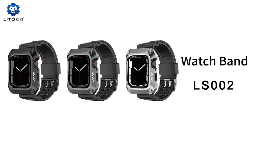 Lito LS002 Bracelet de montre intégré en métal pour Apple Watch 9