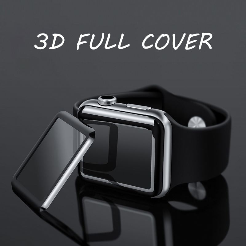 3d full cover apple watch tempered glass screen protectors