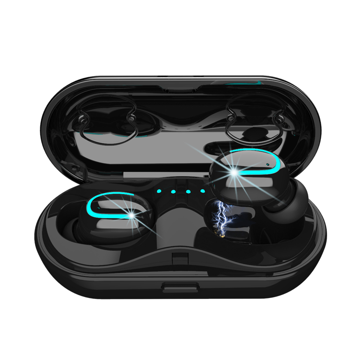 True Wireless Headphones Earbuds with Charging Box