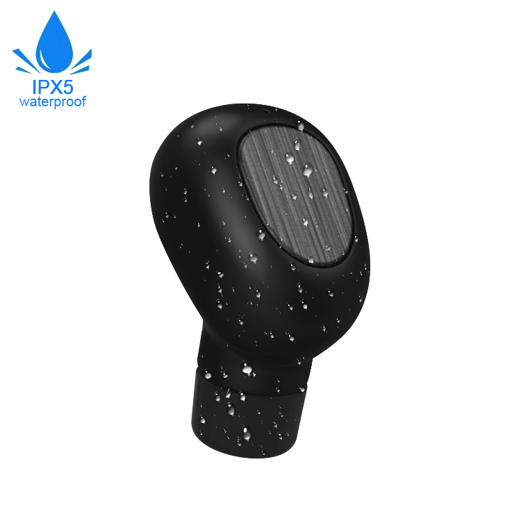 IPX5 waterproof wireless earbuds with charging box