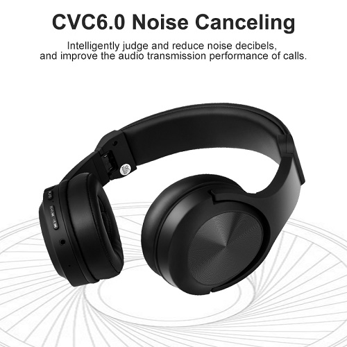 Noise cancelling wireless bluetooth headphone