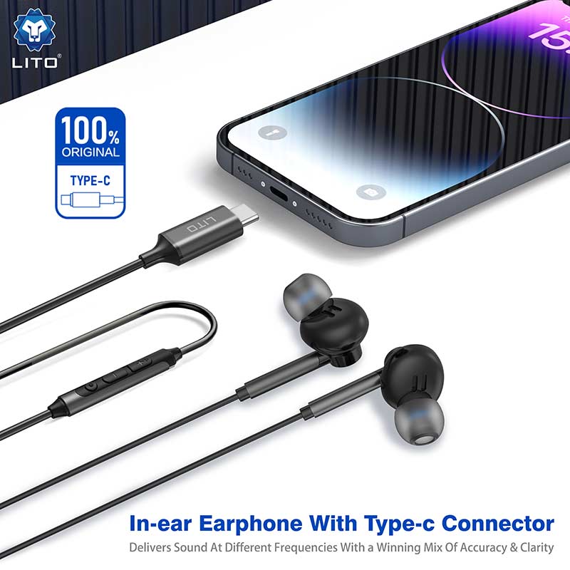 USB-C wired earphones