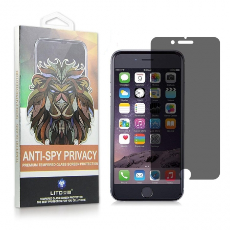 Protecteur d'écran de confidentialité en verre trempé anti-rayures pour iPhone 7/8 Plus 