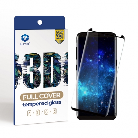 Coque de protection pour écran en verre trempé 3D Samsung Galaxy S8 