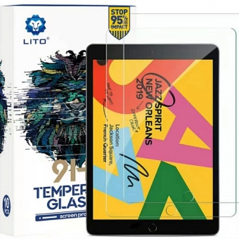 Best LITO Protecteur d'écran en verre trempé haute définition pleine dureté 9H pour iPad 10.2 pouce 2019 à vendre