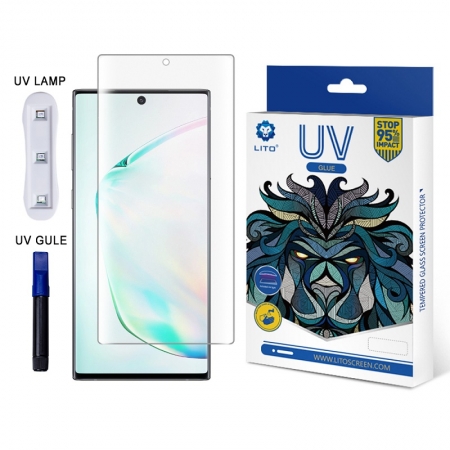 LITO UV Optique Liquide Colle Couverture Complète Couverture Sensibilité Protecteur D'écran Mat Pour Samsung Note 10/10 + 