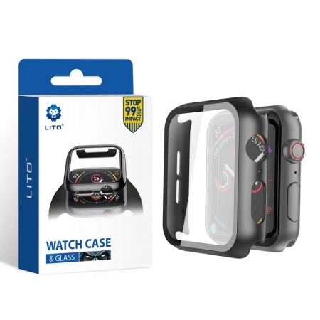 LITO S + Full Coverage Touch Sensitive Perfect Protection Watch Case & Watch Screen Protector 
