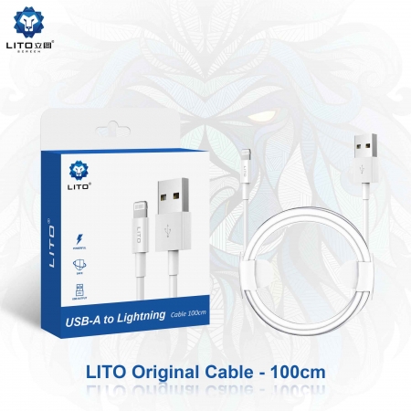 Câble électrique LITO 1m 3ft USB vers Lightning pour iPhone Airpod ipad
 
