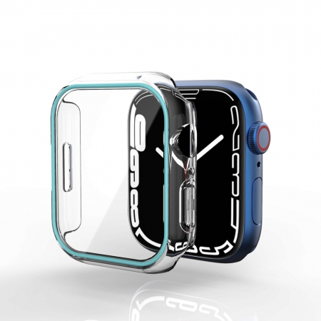 Le plus récent boîtier de montre lumineux de produit chaud avec protecteur d'écran pour Apple Watch Series 7 41mm 45mm
 