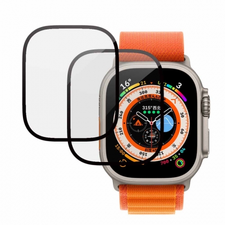 
     Protecteur d'écran en verre trempé pleine colle Lito 2.5D pour Apple Watch Ultra 49mm
     
