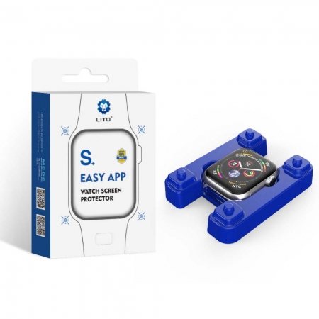 Protecteur d'écran Iwatch flexible de protection Lito S + Pmma avec application facile pour Apple Watch 6 7 8 protecteur d'écran 44mm 40mm 41mm 45mm 