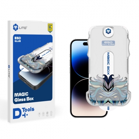 Vente en gros Lito Magic Box D + Tools Protecteur d'écran en verre Full HD pour iPhone 