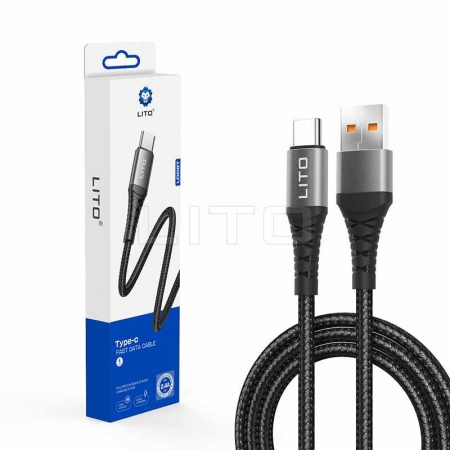 Câble de chargement USB en fil tressé Lito LD08 