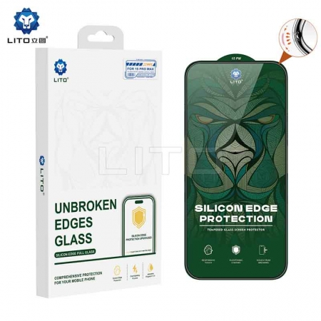 Protecteur d'écran en verre trempé à colle complète LITO D+ Ultra Silicone Edge Clear 