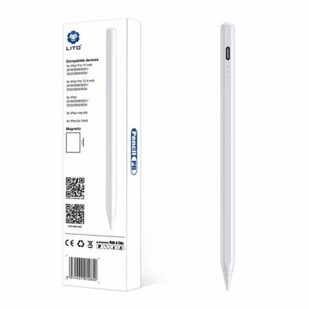 Stylet magnétique actif en métal personnalisé LITO P6 pour iPad : précision, puissance et portabilité 