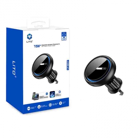 Support de téléphone magnétique sans fil pour voiture LT-W07 15 W 
