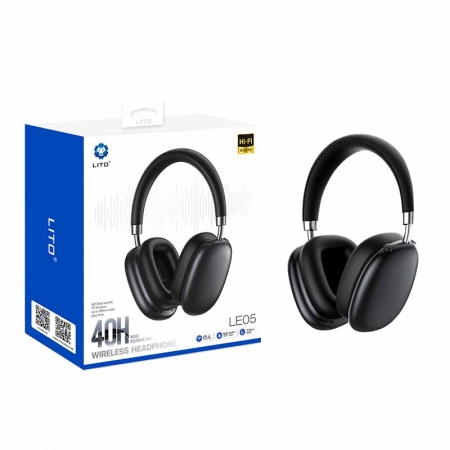 Casque Bluetooth Lito LE05 – Casque supra-auriculaire sans fil avec son Hi-Fi et double connexion 