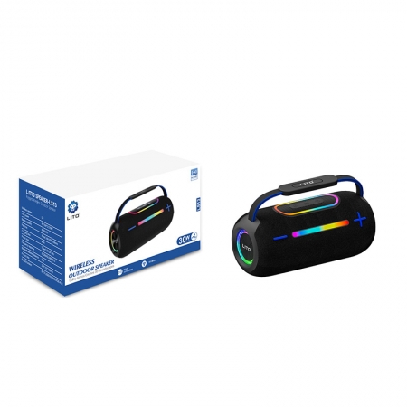 Enceinte Bluetooth portable LITO LS13 30W avec design compact et son stéréo 