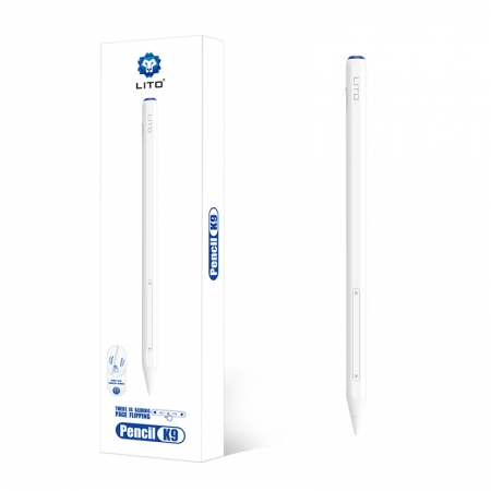 Stylet actif magnétique LITO K9 avec rejet de la paume pour iPad 