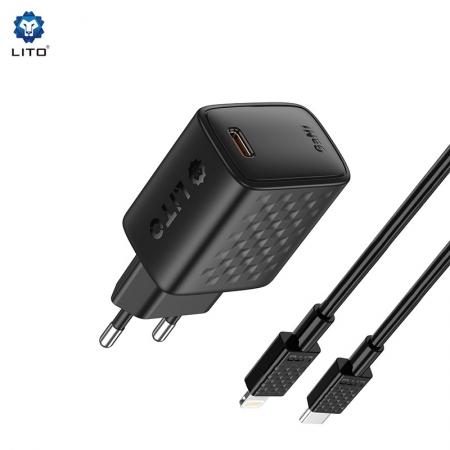 Chargeur rapide GaN 20 W LITO LC13 avec port USB-C 