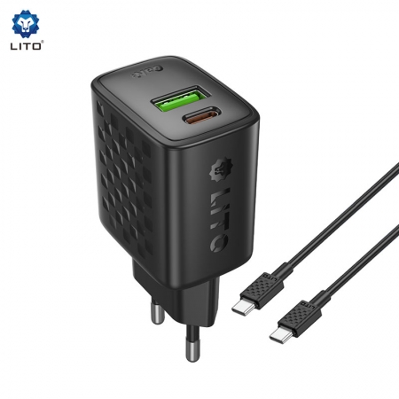 Chargeur de téléphone et adaptateur secteur USB-C LITO LC19 30W GaN 