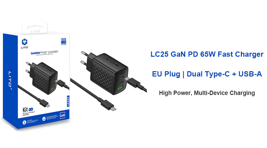 LITO LC25 : Le meilleur chargeur à 3 ports de 2026 ?