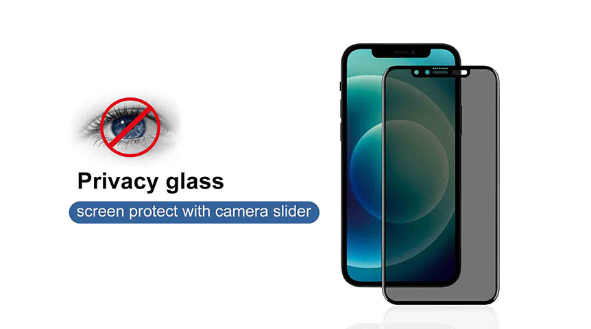 le premier et le seul protecteur d'écran en verre à double confidentialité au monde