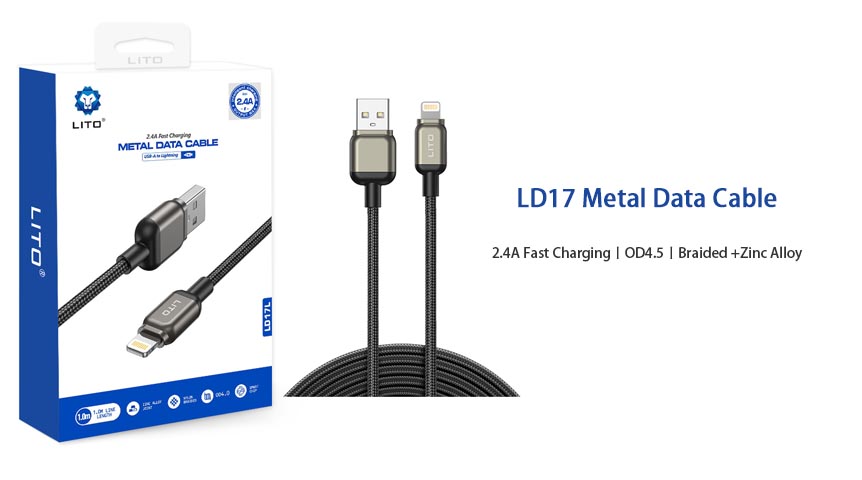 Câble de charge rapide durable LITO LD17