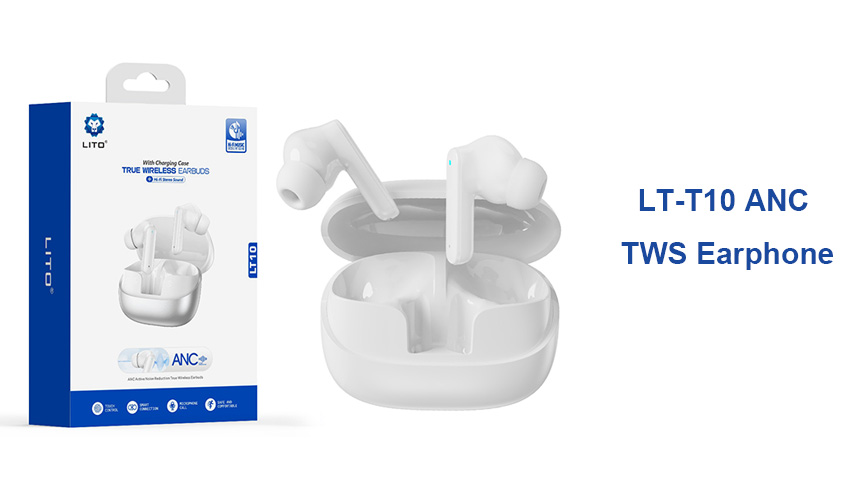 BT de haute qualité 5.4 LT-T10 ANC TWS Écouteurs 