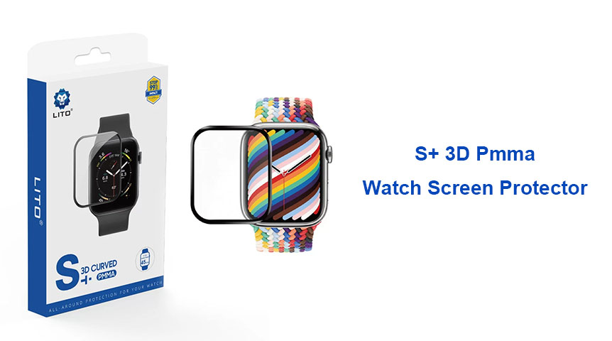 Protection d'écran incurvée 3D LITO S+ pour Apple Watch S10 42 mm 46 mm