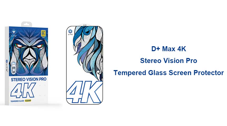 Protecteur d'écran en verre transparent LITO D+ Max 4K Stereo Vision Pro