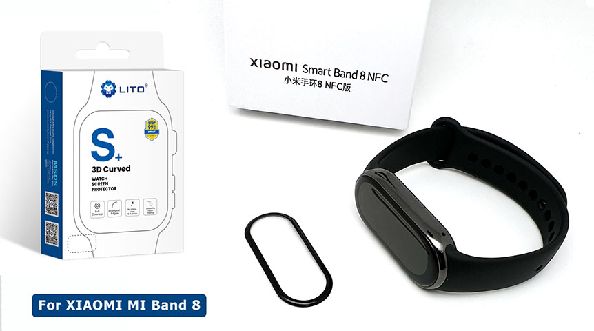 Lito Pmma Protecteur d'écran souple et flexible pour XiaoMI Mi Band 8